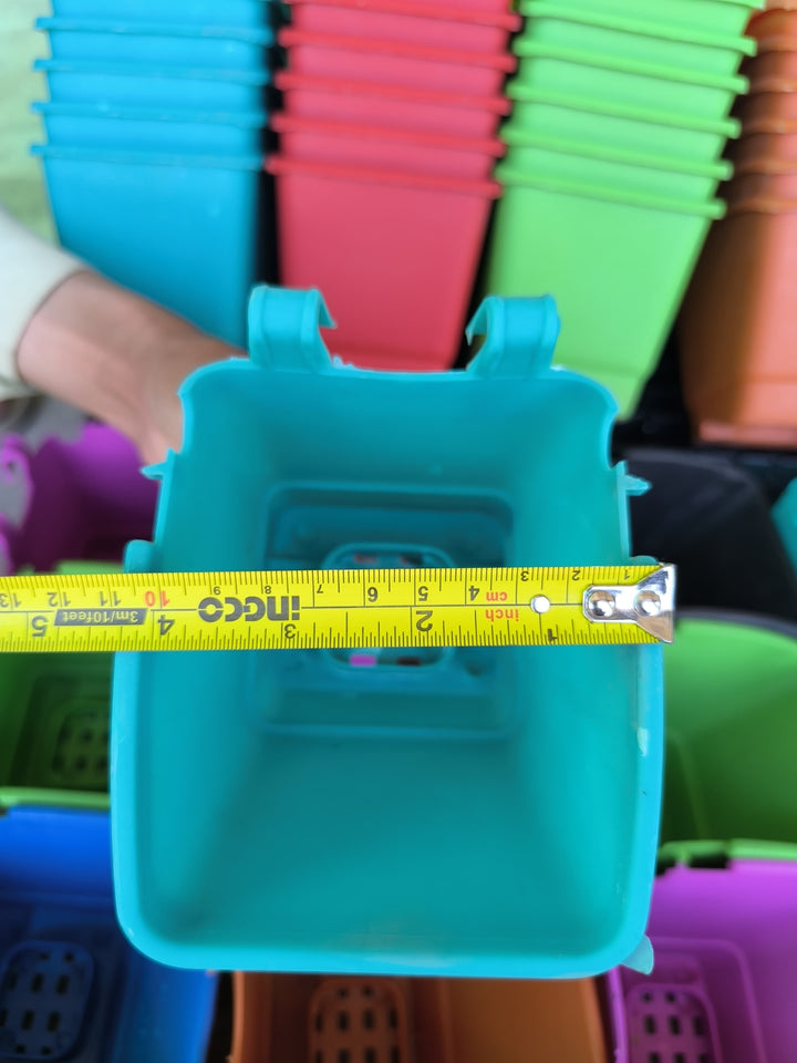 Grill pots | Set of 6 pots, mix colors