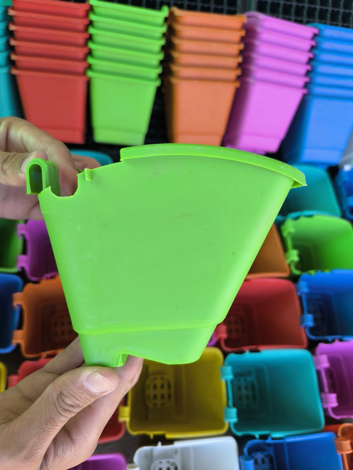 Grill pots | Set of 6 pots, mix colors