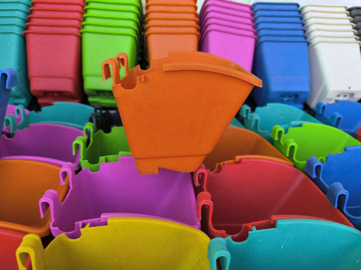 Grill pots | Set of 6 pots, mix colors