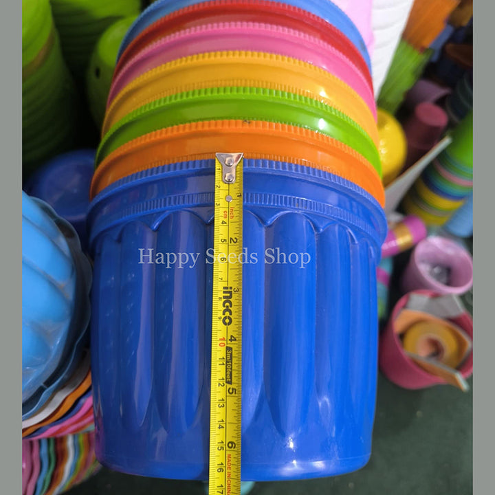 Colorful Wall flower Pots | 4 Pots Set, mix color