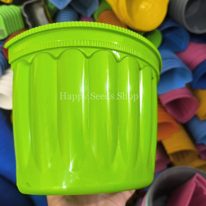 Colorful Wall flower Pots | 4 Pots Set, mix color