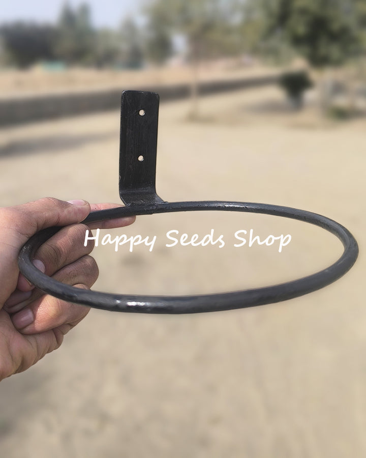 Pots Wall hanging Iron Ring | 7 inches, lifetime product, 1 piece