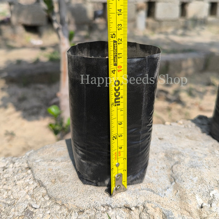 Plant Nursery Plastic bag | Actual size 4 inches approximately  | 50 Pieces