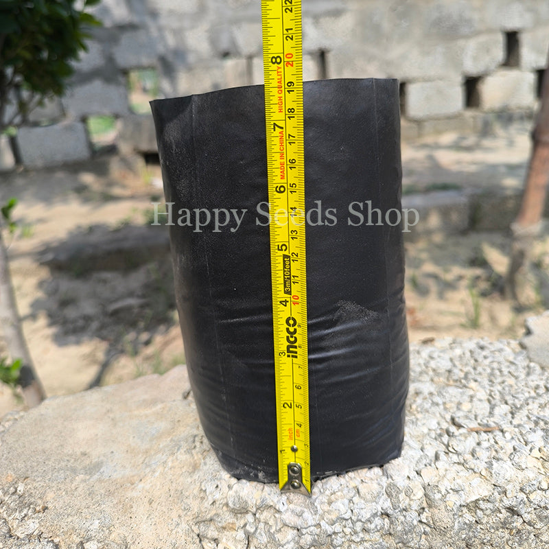 Plant Nursery Plastic bag | Actual size 8 inches approximately  | 30 Pieces