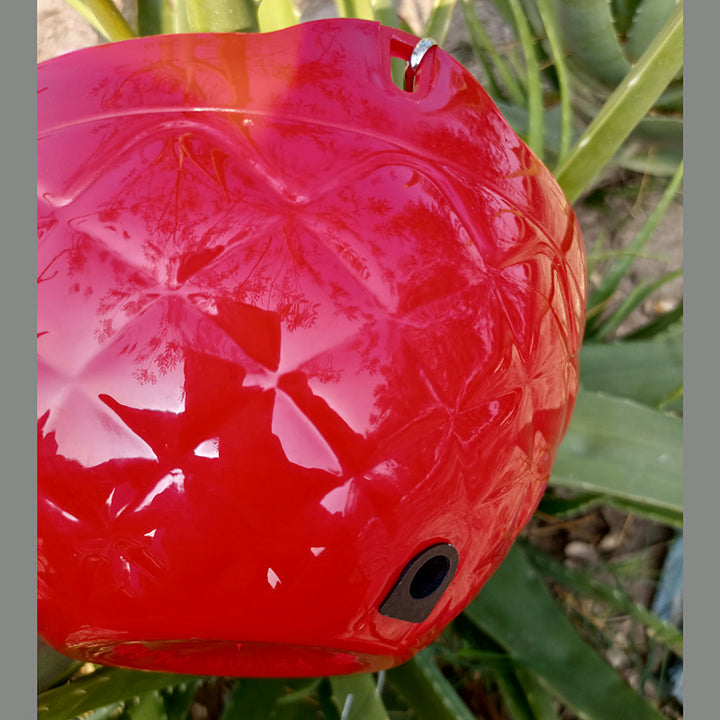 Red Color hanging garden basket 