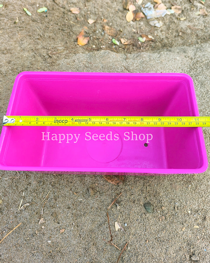 Rectangle colorful pots | 4 Pots set, mix colors